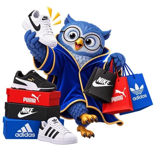 Ozzo with Puma, Nike and Adidas