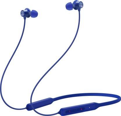 OnePlus Bullets Wireless Z Bass Edition Bluetooth Headset (Bass Blue, In the Ear)