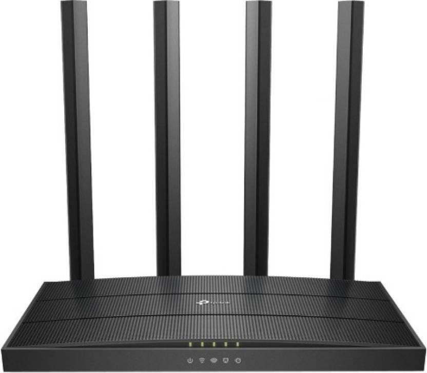 TP-Link Archer A6 V3 1200 Mbps Wireless MU-MIMO Gigabit Router  (Black, Dual Band)