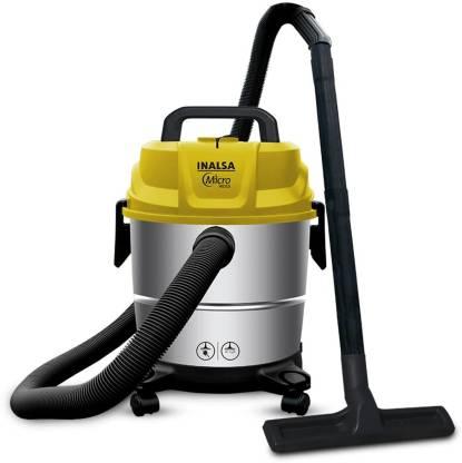 Inalsa Micro WD15 Wet & Dry Vacuum Cleaner with 2 in 1 Mopping and Vacuum  (Silver)