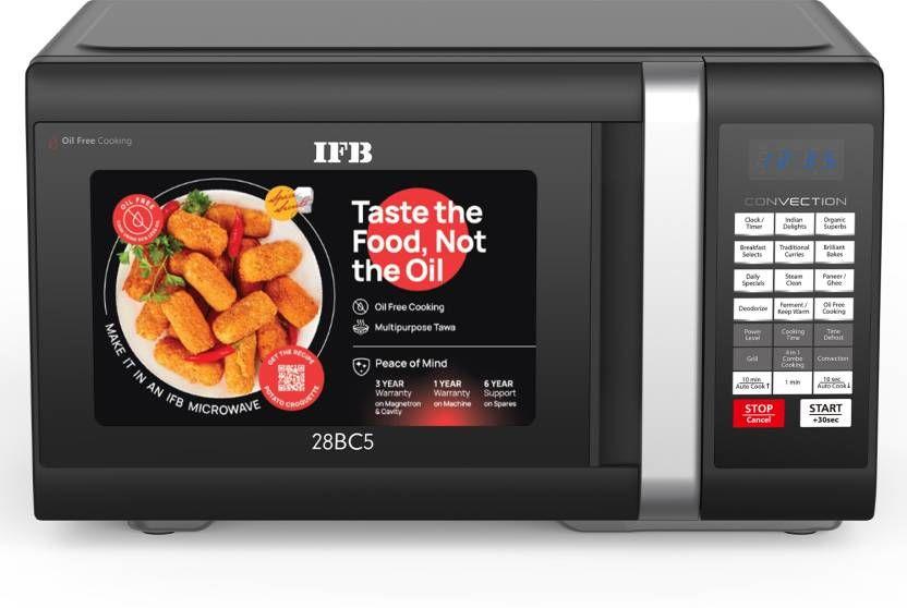 IFB 28 L Convection Microwave Oven  (28BC5, Black)