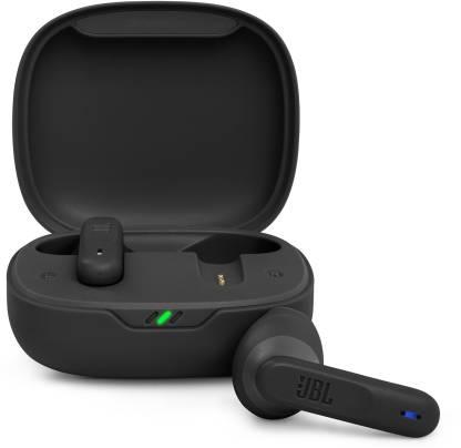 JBL Wave 300 TWS, 26Hr Playtime, Open-Ear Design, JBL Epic Sound, Touch Control Bluetooth Headset  (Black, True Wireless)