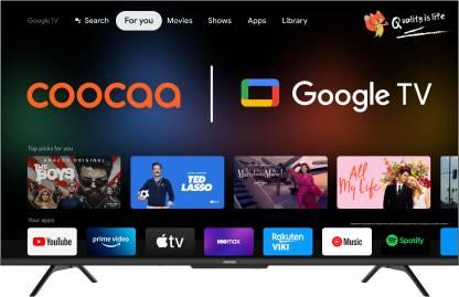Coocaa Frameless 108 cm (43 inch) Ultra HD (4K) LED Smart Google TV with HDR 10 Dolby Audio and Eye care technology  (43Y72)