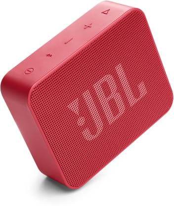 JBL Go Essential with Rich Bass, 5 Hrs Playtime, IPX7 Waterproof, Ultra Portable 3.1 W Bluetooth Speaker  (Red, Mono Channel)