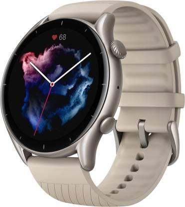 AMAZFIT GTR 3 1.3 HD AMOLED with Always on Display and powerful Zepp OS Smartwatch  (Grey Strap, Regular)