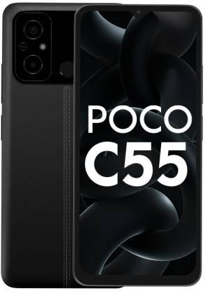 POCO C55 (Power Black, 128 GB)  (6 GB RAM)