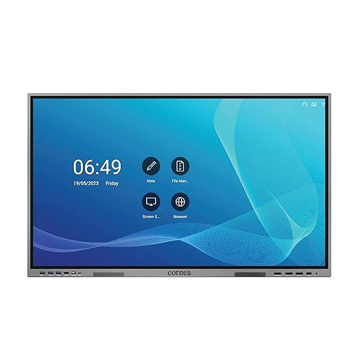 Cornea 65 Inches 4K UHD Touch Screen LED TV UltraTouch Display Interactive Flat Panel Monitor(3840 x 2160 Pixels) Android 13 Ideal for Schools,College, Institute,Home&Office Windows(Optional)