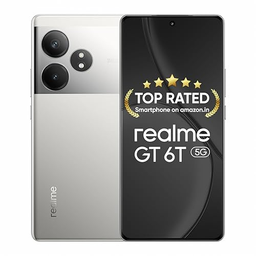 price history - realme GT 6T 5G (Fluid Silver,8GB RAM+128GB Storage) | India's 1st 7+ Gen 3 Flagship Chipset | 1.5M+AnTuTu Score | 5500mAh+120W | The World's Brightest Flagship Display
