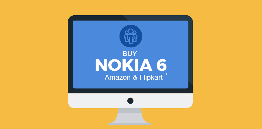 buy nokia 6 on amazon flipkart in india