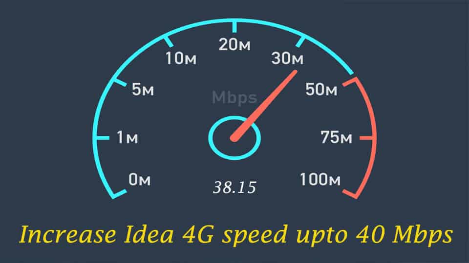 How To Increase Idea 4g Internet Speed Up To 40 Mbps One Simple Trick