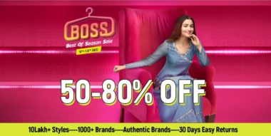 Flipkart BOSS sale December 2020