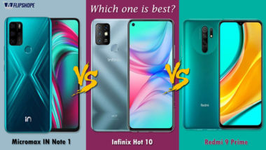 Micromax IN Note 1 vs Infinix Hot 10 Comparison