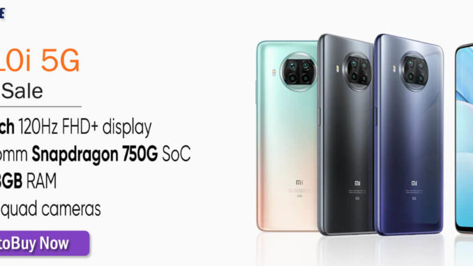 Xiaomi Mi 10i flash sale