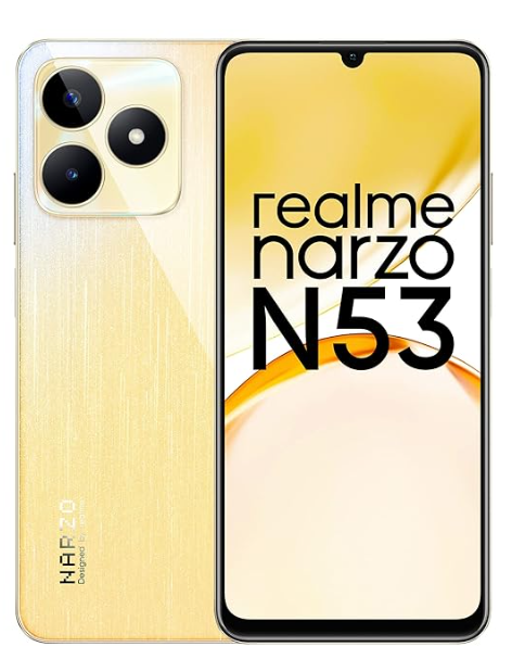 realme narzo N53 best battery backup phone