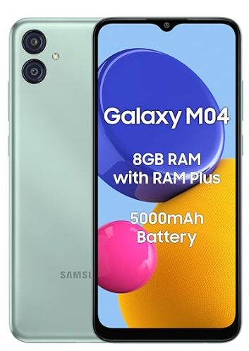 Galaxy M04 best battery backup phone